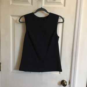 THEORY NAVY SLEEVELESS TOP *SMALL